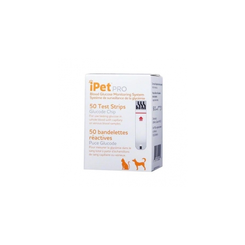 iPet Glucose Test Strips For Glucose Monitoring Kit - 50 Count Box