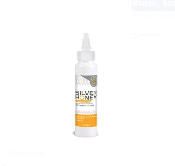 Silver Honey Rapid Ear Care Vet Strength Ear Rinse 4oz